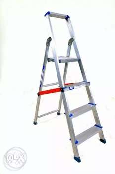 Gray Folding Step Ladder