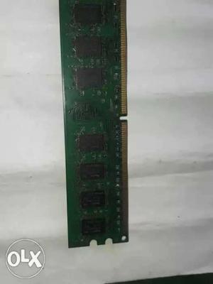 Green And Black Computer RAM Stick