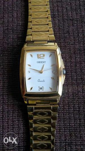 I Watch Orient perfect condition. Gold.covering