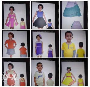 Kids garments for sell.