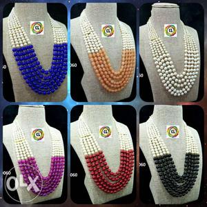 Majestic Bead Layered Necklaces Vol 1* Material: