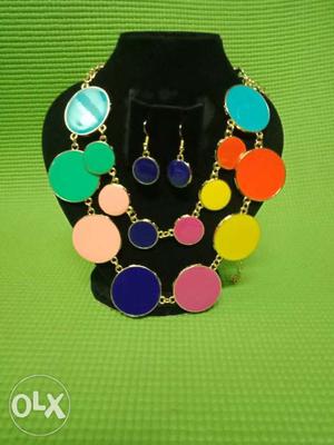 Multicolored Bubble Necklace