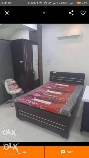 New 2 door wardrobe and 6×4 bed and 6×4 mattress (a) great