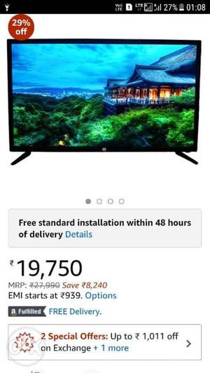 New 40 inch Fully HD LED Tv's With 2 years Replacement