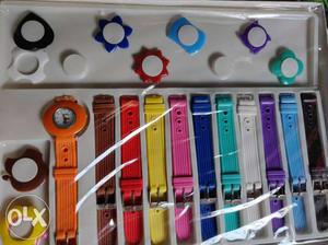New packet 11 colour changeable watch. brand new