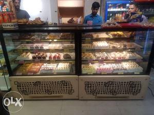 Pastry bakery counter auto cool fridze