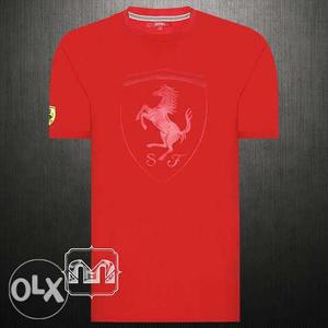 Puma Red Ferrari Authenthic T-shirt(Size L)