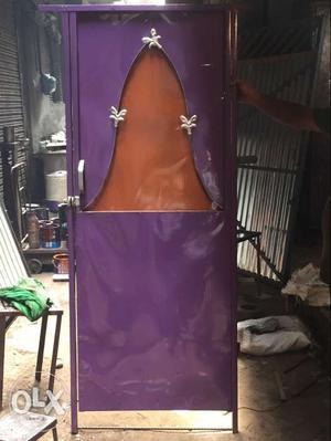 Purple Iron door