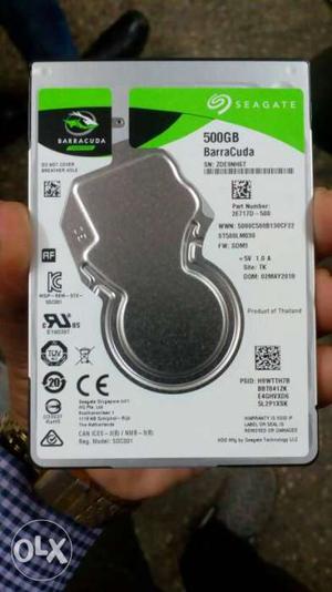 Segate 1yr warranty new 500 gb hard disk USB case