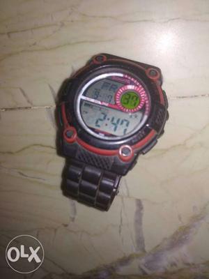Sonata new watch colour - red and black