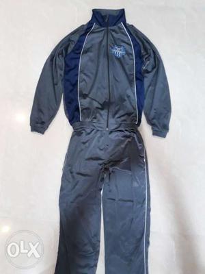 Sports track suit., blue n grey colour