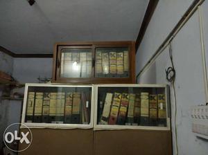 Three files showcase made up of real sag wood and