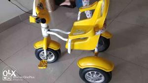 Toddler's Yellow And White Ride-on Trike