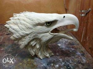 White Eagle Head Bust