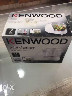 White Kenwood Mini Chopper Food Processor Box