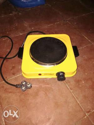 Yellow And Black Portable Speaker