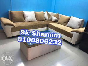 Brand new l shape sofa at cheap rate