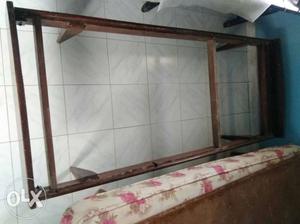 Brown Metal Bed Frame
