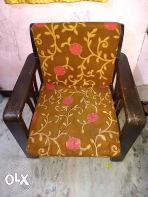 Brown polished 2 Separate Chairs. Good quality