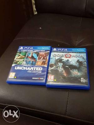 God of war and uncharted drake collection 1,2 and 3
