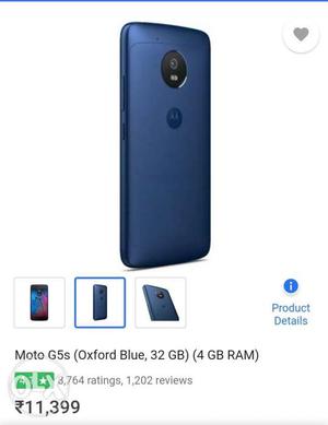 Moto G5S 4G Mobile For Sale Only mobile New