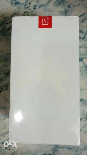 One+6 brand new phone seal pack bill date 