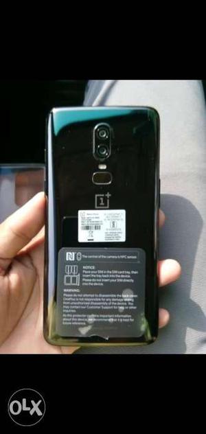 Oneplus 6 6gb Ram 64 GB 1 month old 11 month