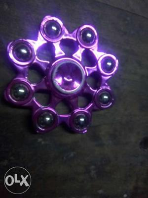 Purple 8-bladed Fidget Spinner