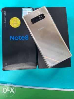 Samsung note 8 Full kit box show room condition