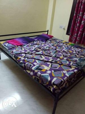 This is iron cot with century mattress... 6