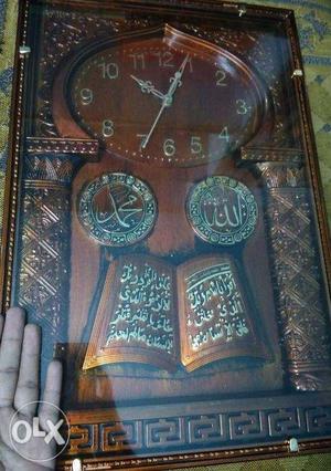 Wall clock islamic-design ONLY confirmmed-buyyer and fixed