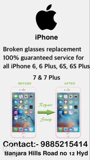We fix your broken iPhones infront of you. 100%