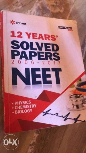 12 Years Solved Papers NEET Book