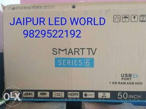 50"smart led TV box