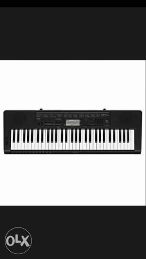 Black And White Electronic Keyboard
