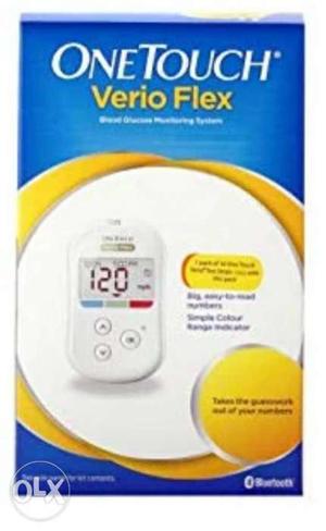 Blood sugar monitor glucometer on