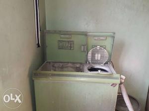 Green Portable Plastic Washer With Dryer