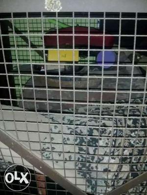 Grey Pet Steel Cage