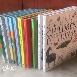 Grolier Children Dictionary, words and story books (10 nos.)