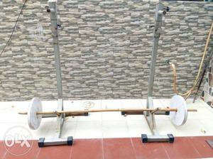 Gym weight, 20 kg steel 2 no steel plate, 10 kg 2