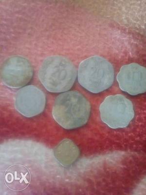 Old coins collection,