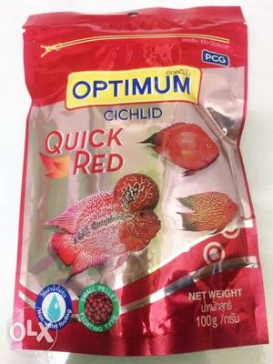 Optimum Cichlid Quick Red Food 100g