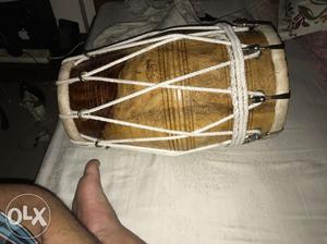 Professional dholak with cover new condition