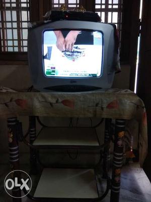 TV with new set up box and stand in working