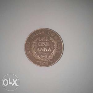 Ukl one anna lord mahaveer coin