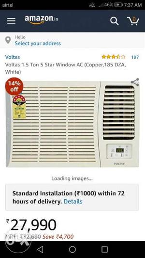 Voltas 5 star ac only 3 years old very good