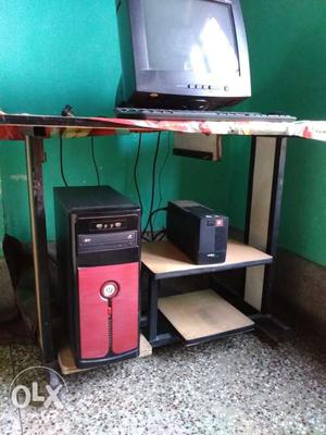 Wipro (Desktop computer) with computer table