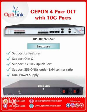 4port olt with 10g inputs