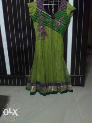 Anarkali dress size xl (used)