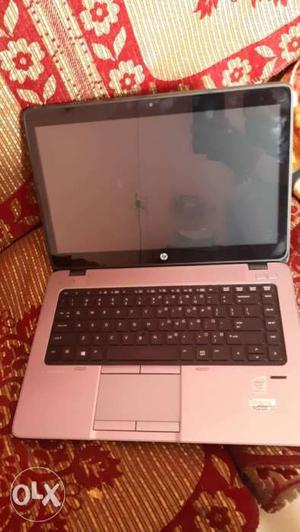 Black And Gray HP Laptop with touchscreen